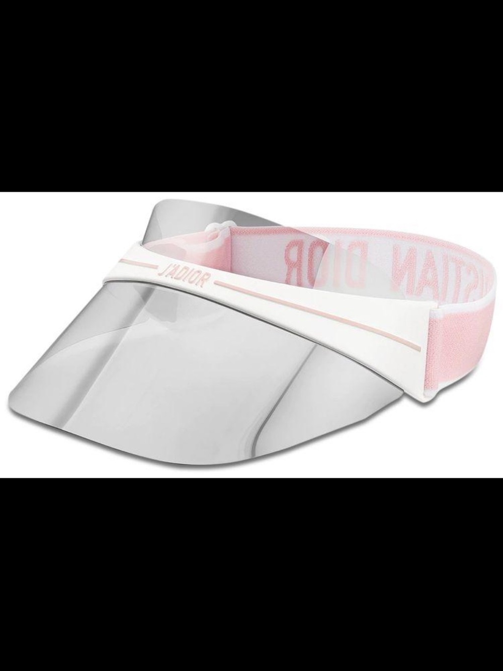 Dior Pink and White Transparent Visor